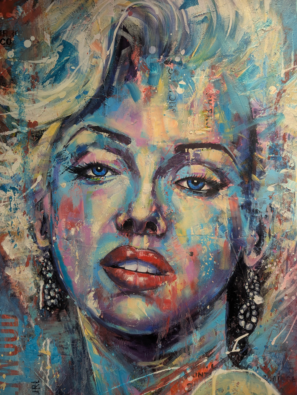 Two Sides to Marilyn – full composition showing dual portrait by Ben Goymour