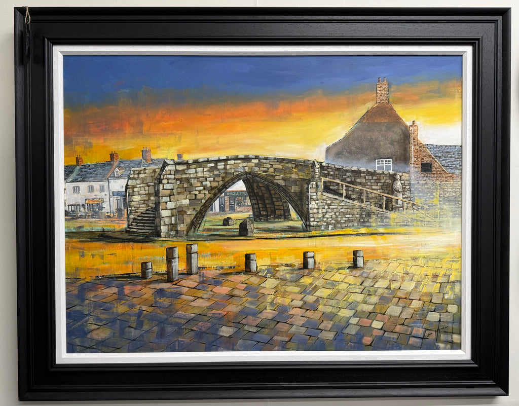 Trinity Bridge, Crowland - Original Oil Painting by Ben Goymour